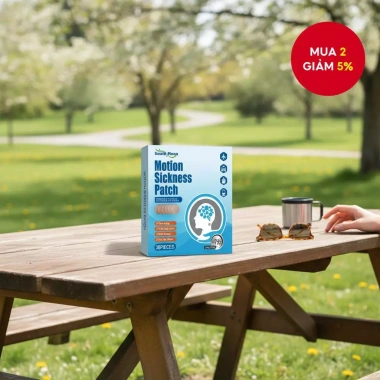 Miếng dán chống say xe sau tai - Thảo dược South Moon Travel giảm buồn nôn, 61.600₫