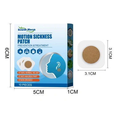 Miếng Dán Chống Say Xe Thảo Mộc Giảm Chóng Mặt Buồn Nôn - 10 Miếng Cho Người Lớn & Trẻ Em, Giá 49.000₫