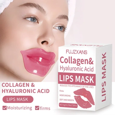 Miếng dán Collagen hồng dưỡng môi - Mặt nạ gel pha lê, 5g, phục hồi môi nứt nẻ 5 Miếng dán Collagen hồng dưỡng môi - Mặt nạ gel pha lê, 5g, phục hồi môi nứt nẻ 5