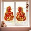 Miếng dán cửa 3D năm con ngựa 2.026 - Trang trí cung hoàng đạo vàng hoạt hình, giá Tết 42.228 VND 6
