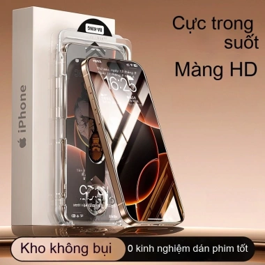 Miếng dán cường lực Ba Tinh dán nhanh 1 giây, dễ thao tác cho iPhone 17-16-15-14-13-12-11 X/XS/XR
