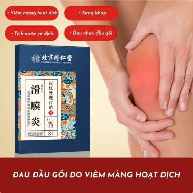 Miếng Dán Đầu Gối Bắc Kinh Đồng Nhân Đường Giảm Đau Xương Khớp Nhanh - Giá 54k