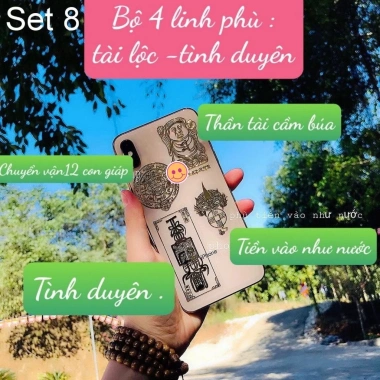 Miếng Dán Điện Thoại Tài Lộc Bình An Linh Phù, Giá 5.936 VND - Shopee Trợ Giá