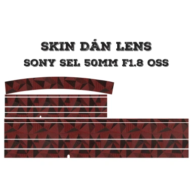 Miếng dán Film 3M vân nổi cho Sony 50mm F1.8 OSS - Bảo vệ, chỉ 320k