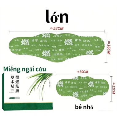 Miếng Dán Giảm Béo Ngải Cứu - Đốt Cháy Mỡ Bụng An Toàn, Dịu Nhẹ, Giá 73.445₫ 7