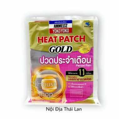 Miếng Dán Giảm Đau Bụng Phụ Nữ Ammeltz Yoko Yoko Heat Patch Gold - Giảm Đau Nhanh, Giá 53.530₫ 4