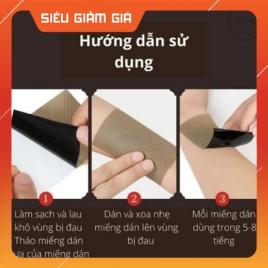 Miếng dán giảm đau ngải cứu Cực Nhanh 20 miếng - Giảm đau nhanh, hiệu quả CAFANI SHOP