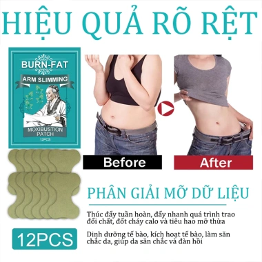 Miếng dán giảm mỡ cánh tay thảo dược 12 miếng thon gọn cơ thể 119.000₫ 3