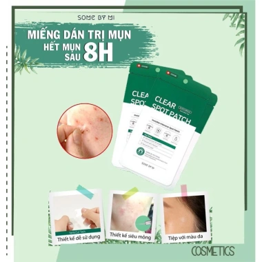 Miếng Dán Giảm Mụn Some By Mi Clear Spot Patch 18 miếng - 10mm & 12mm, Giá 99.000 VND 4