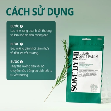 Miếng Dán Giảm Mụn Some By Mi Clear Spot Patch 18 miếng - 10mm & 12mm, Giá 99.000 VND 7