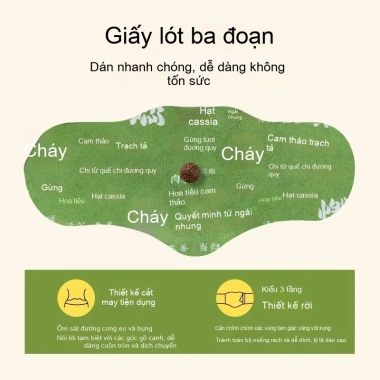 Miếng Dán Giữ Ấm Bụng Thảo Dược 5 miếng - Êm Ái, Giảm Đau Lạnh Bụng, Chỉ 39.000₫