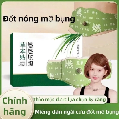 Miếng Dán Giữ Ấm Bụng Thảo Dược Triệu Lộ Tư 5 Miếng - Dán Êm Ái Giảm Đau Lạnh Bụng, Giá 32.000 VND
