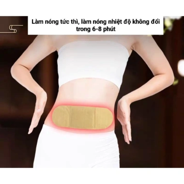 Miếng dán giữ nhiệt Bách thảo ngải cứu - Giảm đau bụng, xương khớp, giá chỉ 10.500₫