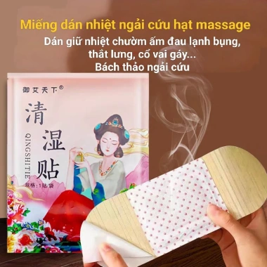 Miếng dán giữ nhiệt Bách thảo ngải cứu - Giảm đau bụng, xương khớp, giá chỉ 10.500₫