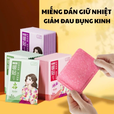 Miếng Dán Giữ Nhiệt Cơ Thể SANCHF - Giảm Đau Bụng Kinh, Thảo Dược, Giá 45.000đ