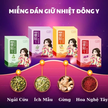 Miếng Dán Giữ Nhiệt Cơ Thể SANCHF - Giảm Đau Bụng Kinh, Thảo Dược, Giá 45.000đ
