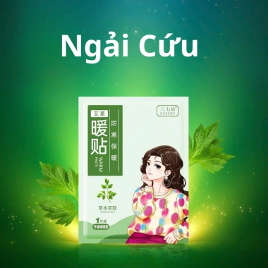 Miếng Dán Giữ Nhiệt Cơ Thể SANCHF - Giảm Đau Bụng Kinh, Thảo Dược, Giá 45.000đ