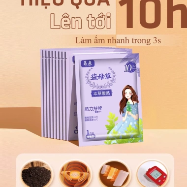 Miếng Dán Giữ Nhiệt Cơ Thể WOMU Đau Bụng Kinh Thảo Dược Thiên Nhiên Size Lớn 3 Vị Giá 15.000 VND 3 Miếng Dán Giữ Nhiệt Cơ Thể WOMU Đau Bụng Kinh Thảo Dược Thiên Nhiên Size Lớn 3 Vị Giá 15.000 VND 3