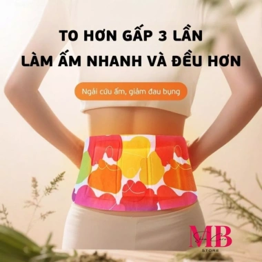 Miếng Dán Giữ Nhiệt Ngải Cứu Bản To WECAN Giảm Đau Bụng Kinh, Sưởi Ấm Lưng 25.000₫ 4