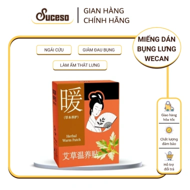 Miếng Dán Giữ Nhiệt Ngải Cứu - Giảm Đau Bụng Kinh, Sưởi Ấm Bụng, Chỉ 25.000 VNĐ