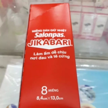 Miếng Dán Giữ Nhiệt Salonpas JiKABARI - Giảm Đau Bụng Kinh, Giữ Ấm Khi Lạnh, 195.000 VND 3 Miếng Dán Giữ Nhiệt Salonpas JiKABARI - Giảm Đau Bụng Kinh, Giữ Ấm Khi Lạnh, 195.000 VND 3