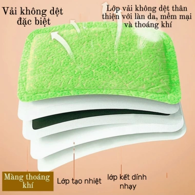 Miếng dán giữ nhiệt thảo dược Ngải cứu Gừng Ích mẫu - Giữ ấm bụng, giảm đau, chống lạnh mùa đông 65k 4 Miếng dán giữ nhiệt thảo dược Ngải cứu Gừng Ích mẫu - Giữ ấm bụng, giảm đau, chống lạnh mùa đông 65k 4