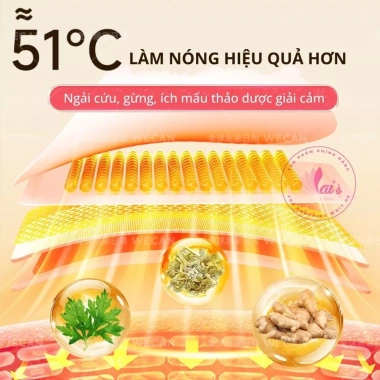 Miếng Dán Giữ Nhiệt WECAN 12h Xoa Dịu Đau Bụng Kinh Giảm Nhức Mỏi Vai Gáy - 10.000đ 3 Miếng Dán Giữ Nhiệt WECAN 12h Xoa Dịu Đau Bụng Kinh Giảm Nhức Mỏi Vai Gáy - 10.000đ 3