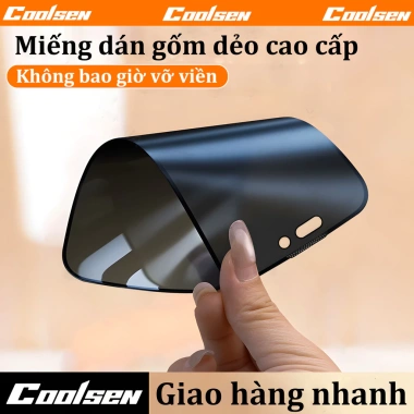 Miếng dán gốm dẻo 17Pro Chống nhìn trộm HD, chống vân tay cho iPhone 17-11 Pro Max - Giá 39.800 VND
