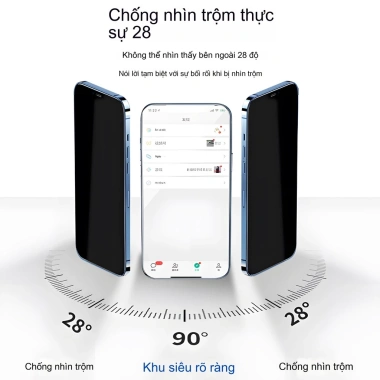 Miếng dán gốm dẻo 17Pro Chống nhìn trộm HD, chống vân tay cho iPhone 17-11 Pro Max - Giá 39.800 VND 7 Miếng dán gốm dẻo 17Pro Chống nhìn trộm HD, chống vân tay cho iPhone 17-11 Pro Max - Giá 39.800 VND 7