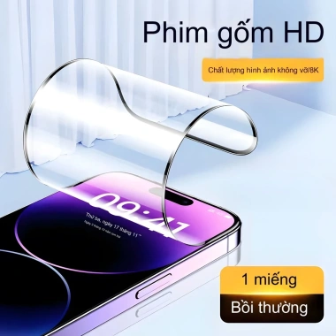 Miếng dán gốm dẻo 17Pro Chống nhìn trộm HD, chống vân tay cho iPhone 17-11 Pro Max - Giá 39.800 VND