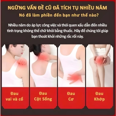 Miếng Dán Gừng Nóng Giảm Đau Vai Gáy, Lưng, Khớp Thảo Dược Giữ Ấm, Giảm Tê Mỏi, Giá 25.000đ 2