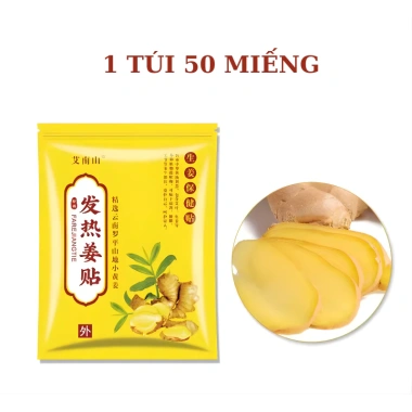 Miếng Dán Gừng Nóng Giảm Đau Vai Gáy, Lưng, Khớp Thảo Dược Giữ Ấm, Giảm Tê Mỏi, Giá 25.000đ 9
