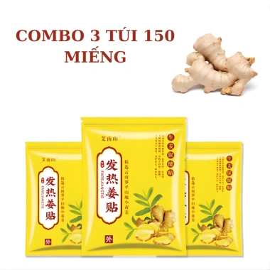 Miếng Dán Gừng Nóng Giảm Đau Vai Gáy, Lưng, Khớp Thảo Dược Giữ Ấm, Giảm Tê Mỏi, Giá 25.000đ 10