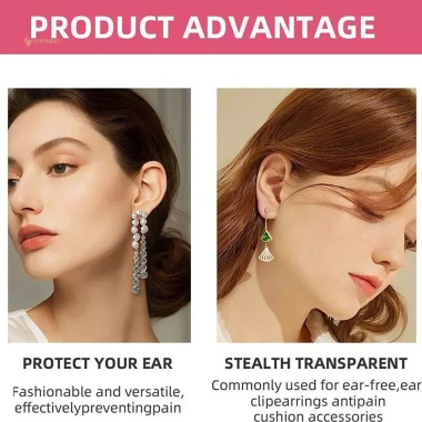Miếng Dán Hỗ Trợ Lỗ Tai Earlobe – Ngăn Co Giãn, Ngăn Rách Khi Đeo Bông Tai Nặng