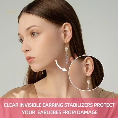 Miếng Dán Hỗ Trợ Lỗ Tai Earlobe – Ngăn Co Giãn, Ngăn Rách Khi Đeo Bông Tai Nặng
