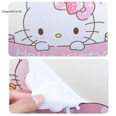 Miếng dán Hoạt Hình Mèo Con Xe Đạp Điện Xe Máy - Trang trí cửa, cửa sổ, kính, xe hơi, cây nhãn, giá chỉ 32.000₫