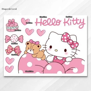 Miếng dán Hoạt Hình Mèo Con Xe Đạp Điện Xe Máy - Trang trí cửa, cửa sổ, kính, xe hơi, cây nhãn, giá chỉ 32.000₫
