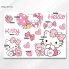 Miếng dán Hoạt Hình Mèo Con Xe Đạp Điện Xe Máy - Trang trí cửa, cửa sổ, kính, xe hơi, cây nhãn, giá chỉ 32.000₫ 9