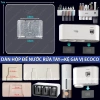 Miếng Dán Hộp Đựng Nước Rửa Tay, Dầu Gội, Sữa Tắm - Thay Kệ Gia Vị Ecoco, Giá Để Cốc Giấy Treo Tường 6.000đ