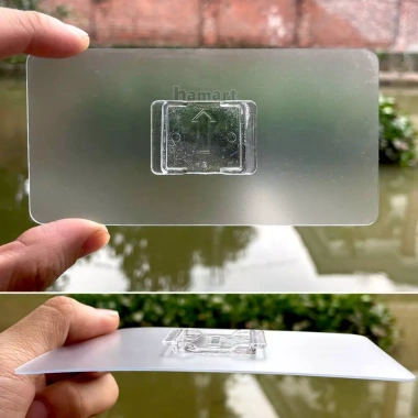 Miếng Dán Hộp Đựng Nước Rửa Tay, Dầu Gội, Sữa Tắm - Thay Kệ Gia Vị Ecoco, Giá Để Cốc Giấy Treo Tường 6.000đ 5