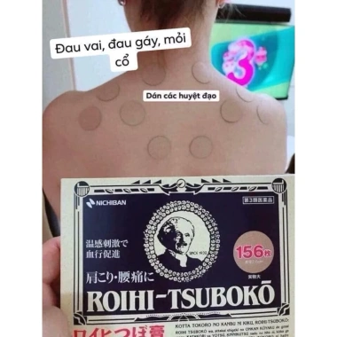Miếng dán huyệt đạo Roihi Tsuboko 156 miếng - Giảm đau nhức, chỉ 24.000đ Pap Store 4