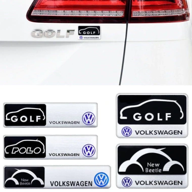 Miếng Dán Kim Loại Độc Đáo Logo Volkswagen Tiguan L, POLO, Bọ Cánh Cứng - Xước Sửa Đổi 6