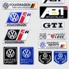 Miếng Dán Kim Loại Độc Đáo Logo Volkswagen Tiguan L, POLO, Bọ Cánh Cứng - Xước Sửa Đổi 9