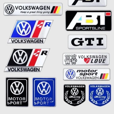 Miếng Dán Kim Loại Độc Đáo Logo Volkswagen Tiguan L, POLO, Bọ Cánh Cứng - Xước Sửa Đổi 9