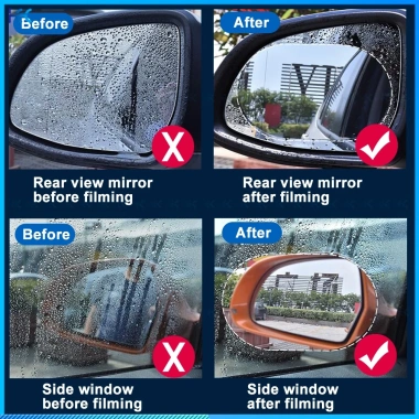 Miếng dán kính chiếu hậu xe hơi chống nước sương mù, tiện dụng, chất lượng cao - 18.810₫ 5