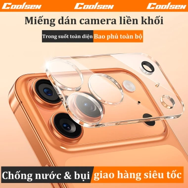 Miếng dán kính Corning liền khối trong suốt cho iPhone 11 12 13 14 15 16 17 Pro Max 17 Air Giá chỉ 38.500 VND