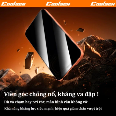 Miếng dán kính cường lực 360 chống nhìn trộm cho iPhone 17/16/15/14/13/12/11 Pro Max - Giá chỉ 45.800đ
