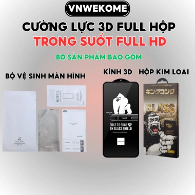 Miếng dán kính cường lực 3D/4D Full màn hình, chống vân tay cho iPhone 6‑12 Pro Max - Giá chỉ 23.000 VND