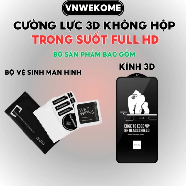 Miếng dán kính cường lực 3D/4D Full màn hình, chống vân tay cho iPhone 6‑12 Pro Max - Giá chỉ 23.000 VND