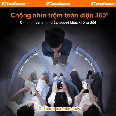 Miếng dán kính cường lực chống trộm, không vỡ iPhone 11-17 Pro Max - 45.800 VND
